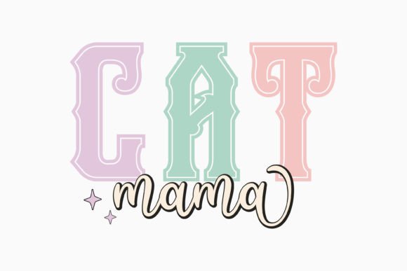 Cat Mama Retro Cat Mom Quote SVG Review