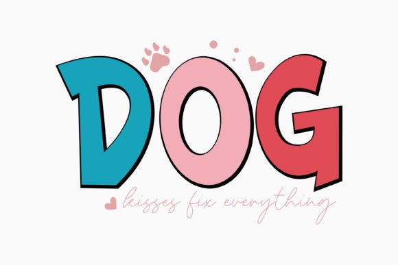 Dog Kisses Fix Retro Dog Quote SVG Review