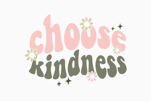 Retro Inspirational SVG Choose Kindness Review