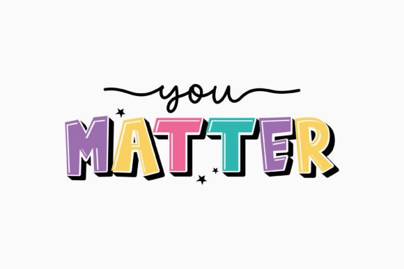 Retro Mental Health SVG You Matter