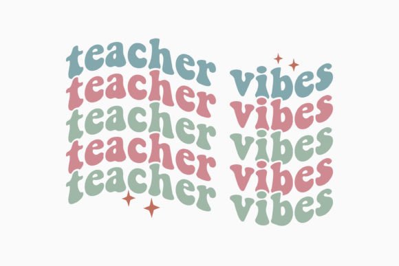 Teacher Vibes Retro Teacher Quote SVG Review
