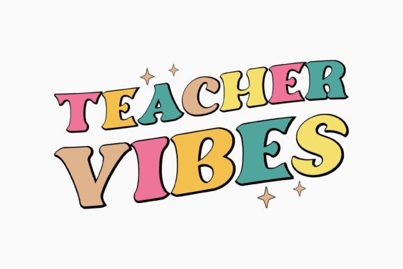 Teacher Vibes Retro Teacher SVG Review
